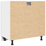 Drawer Bottom Cabinet Lyon Concrete Grey 80x46x81.5 cm Engineered Wood 856091
