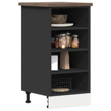 Bottom Cabinet Riga Black 40x44.5x81.5 cm Engineered Wood 854203