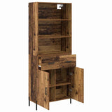 Highboard Old Wood 69.5 x 32.5 x 180 cm Engineered Wood 3415645