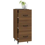 Sideboard Brown oak 34.5x34x90 cm Engineered Wood 817413