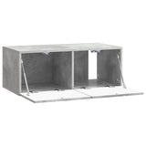 Wall-Mounted TV Cabinet 59.5 x 41 x 30 cm Concrete Grey 898848