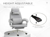 Office Chair, Ergonomic Desk Chair, High Back Fabric Work Chair with 160&deg Reclining Backrest, T3398P328209