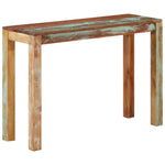 ZNTS Console Table 110x35x76 cm Solid Reclaimed Wood 337271