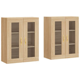 Wall Mounted Cabinets 2 pcs Sonoma Oak Engineered Wood 3197924