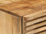 Sideboards 2 pcs 60x34x75 cm Solid Wood Rough Mango 3217078