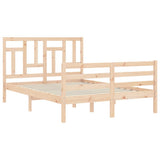 Bed Frame without Mattress 120x200 cm Solid Wood 3194956