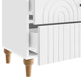 Bedside Cabinet with Drawer High Gloss White 62 x 34.5 x 48 cm 894089