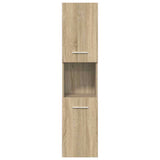 5 Piece Bathroom Furniture Set Sonoma Oak Engineered Wood 3325029