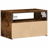 Wall-mounted Bedside Cabinets 2 pcs Smoked Oak 45x26x28.5 cm 858605