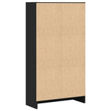 Bookcase Black 60x24x109 cm Engineered Wood 857804