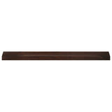 Window Sills 2 pcs Dark Brown 120 x 20 x 2 cm Solid Beech Wood 42048300