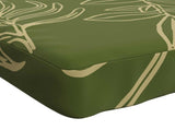 2-Piece Bench Cushions SOEST 2 pcs 100% Polyester Leaf Design 949125
