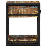 ZNTS Nightstands 2 pcs 40x40x50 cm Solid Reclaimed Wood 4016703