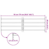 Security Grille for Windows with 4 Crossbars 3 pcs 930-1740 mm 42031281