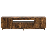 LED TV Cabinet Smoked Oak Engineered Wood 896030