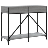 Console Table Grey Sonoma 100x39x78.5 cm Engineered Wood 835487