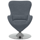 Egg Chair Dark Grey 63 x 73 x 90 cm Velvet 42002725
