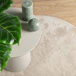 ZNTS 'HUARTE' Beige Rug 160x230 cm Oval 4103618