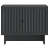 Coffee Table with Drawer Black 49 x 50 x 40 cm Engineered Wood 894046