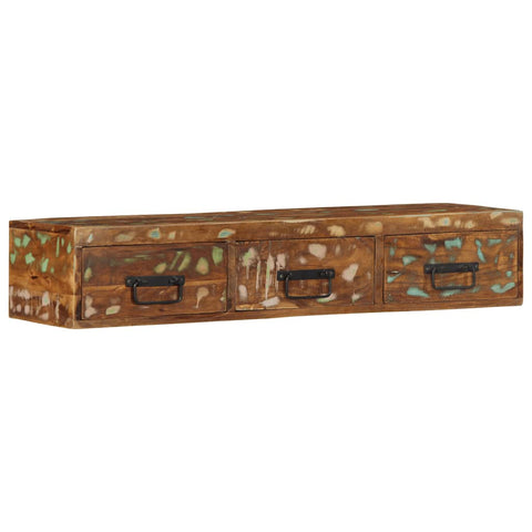 Wall-mounted TV Cabinet 100x30x19 cm Solid Wood Reclaimed 4017465