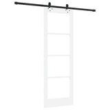 Sliding Door ORKDAL White and Black 73.5 x 211 cm 3332186
