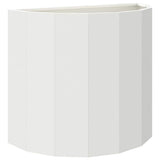 Planter White 60 x 30 x 50 cm Steel 883718