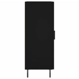 Sideboard Black 34.5x34x90 cm Engineered Wood 828557
