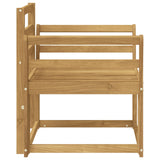 Outdoor Sofa Set Solid Acacia Wood White 3438973