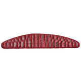 Self-adhesive Stair Mats 15 pcs Red 56 x 17 x 3 cm 42011441