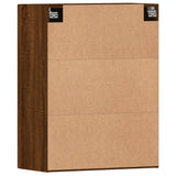 Wall Mounted Cabinets 2 pcs Brown Oak Engineered Wood 3197912