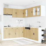 11 Piece Kitchen Cabinet Set "Porto" Sonoma Oak Engineered Wood 3314934