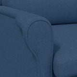 Armchair Blue 76 x 94 x 102 cm Fabric 42009847