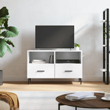 TV Cabinet White 80x36x50 cm Engineered Wood 828988