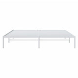 Metal Bed Frame without Mattress White 193x203cm 350919