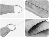 Sun Shade Sail Light Grey 6 x 2.5 m 100% Polyester Oxford 42031001