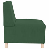 Modular Sofa Unit Armless 2 pcs Jungle Green 55 x 74 x 82 cm 3399780