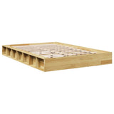 Bed Frame Oak Solid Oak wood Double Storage Bed Frame 3324122