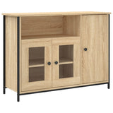 Sideboard Sonoma Oak 100x35x75 cm Engineered Wood 835510