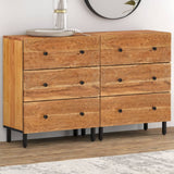 Side Cabinets 2 pcs 60x33x75 cm Solid Wood Acacia 3206285