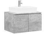 Bathroom Furniture Set Concrete Grey Engineered Wood 3404323