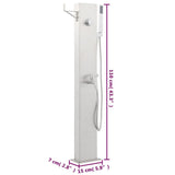 Garden Shower Faucet 110 cm Stainless Steel 48206