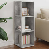 Corner Cabinet Concrete Grey 33x33x100 cm Engineered Wood 809030