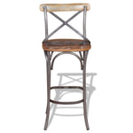 Bar Chair Solid Reclaimed Wood 244014