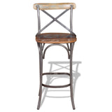 Bar Chair Solid Reclaimed Wood 244014