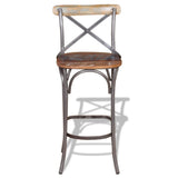 Bar Chair Solid Reclaimed Wood 244014