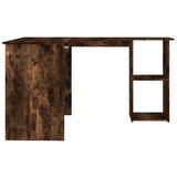Corner Desk Smoked Oak 120x140x75 cm Engineered Wood 815384