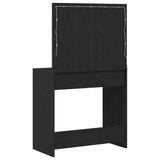 Dressing Table Black Oak 78.5 x 41 x 135 cm Engineered Wood 865029