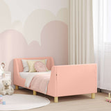Children's Bed Frame with Headboard Pink 80 x 160 cm 42010855