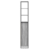 Bathroom Cabinet Grey Sonoma 40 x 30 x 180 cm Engineered Wood 886495
