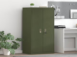 Storage Cabinet Olive Green 60 x 40 x 140 cm Steel 891740